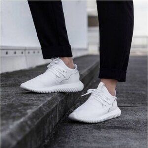 adidas Women's All-White Low Profile Sneakers